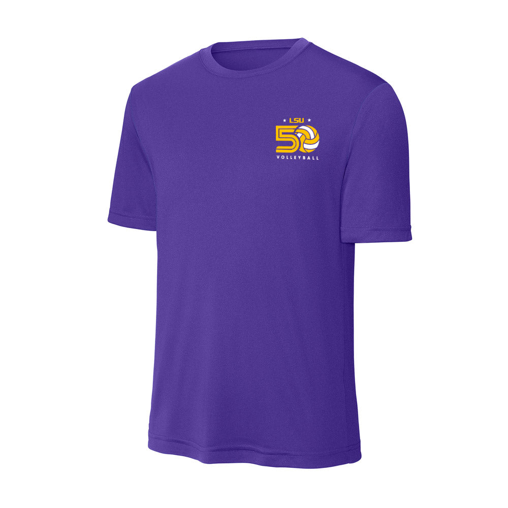 LSU - NCAA Women's Volleyball : Angie Lee - Activewear T-Shirt-0