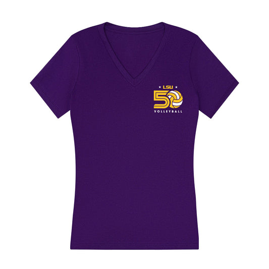 LSU - NCAA Women's Volleyball : Lauren Brooker - Women's V-Neck T-Shirt-0