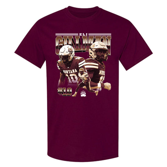 Montana - NCAA Football : Eli Gillman - T-Shirt-0