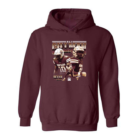 Montana - NCAA Football : Eli Gillman - Hooded Sweatshirt-0