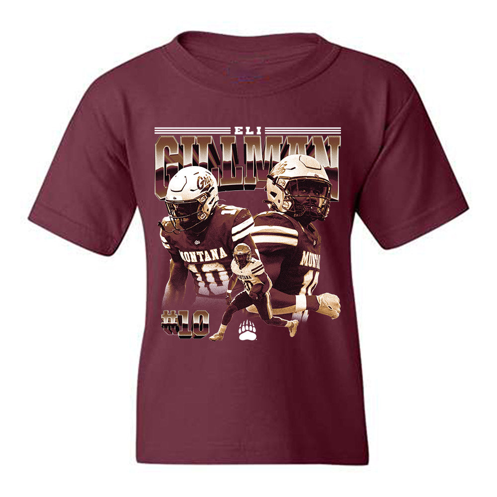 Montana - NCAA Football : Eli Gillman - Youth T-Shirt-0