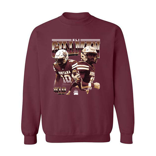 Montana - NCAA Football : Eli Gillman - Crewneck Sweatshirt-0