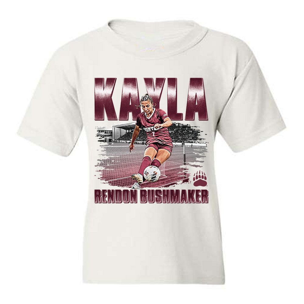 Montana - NCAA Women's Soccer : Kayla Rendon Bushmaker - Youth T-Shirt-0