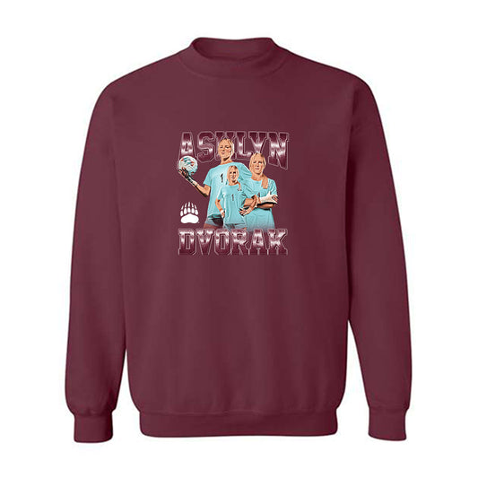 Montana - NCAA Women's Soccer : Ashlyn Dvorak - Player Collage Crewneck Sweatshirt-0