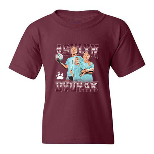 Montana - NCAA Women's Soccer : Ashlyn Dvorak - Player Collage Youth T-Shirt-0