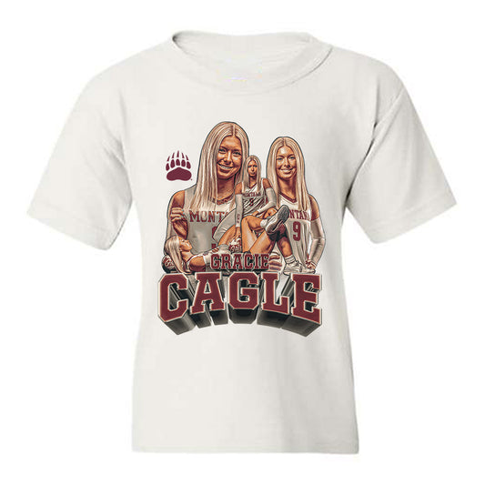 Montana - NCAA Women's Volleyball : Gracie Cagle - Player Collage Youth T-Shirt-0