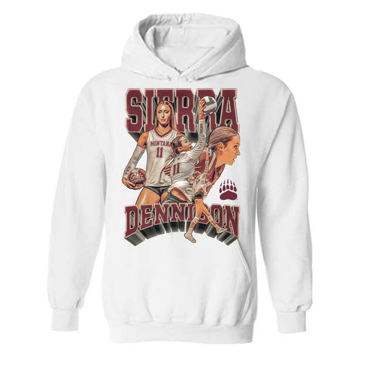 Montana - NCAA Women's Volleyball : Sierra Dennison - Hooded Sweatshirt-0