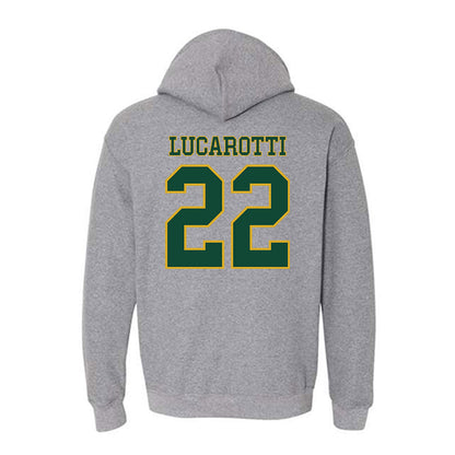 Tiffin - NCAA Men's Basketball : Michael Lucarotti - Classic Shersey Hooded Sweatshirt-1