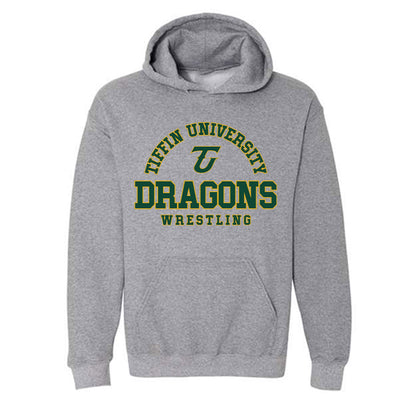 Tiffin - NCAA Wrestling : Cael Woods - Classic Shersey Hooded Sweatshirt-0