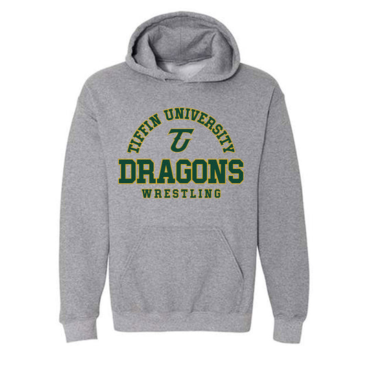 Tiffin - NCAA Wrestling : Cael Woods - Classic Shersey Hooded Sweatshirt-0