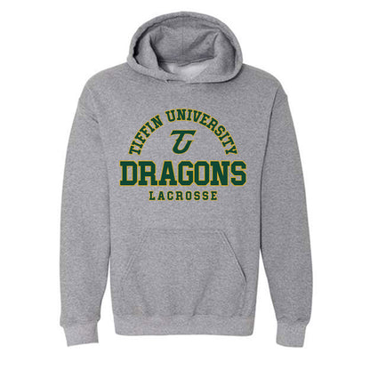 Tiffin - NCAA Men's Lacrosse : Colin Golec - Classic Shersey Hooded Sweatshirt-0