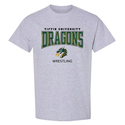 Tiffin - NCAA Wrestling : Cael Woods - T-Shirt-0