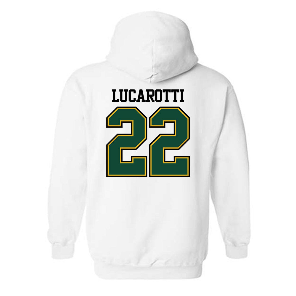 Tiffin - NCAA Men's Basketball : Michael Lucarotti - Hooded Sweatshirt-1