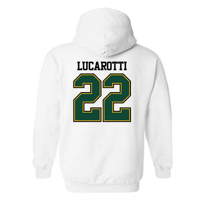Tiffin - NCAA Men's Basketball : Michael Lucarotti - Hooded Sweatshirt-1