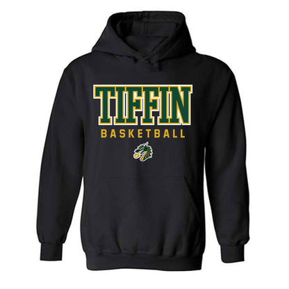 Tiffin - NCAA Men's Basketball : Caleb Bates - Hooded Sweatshirt-0