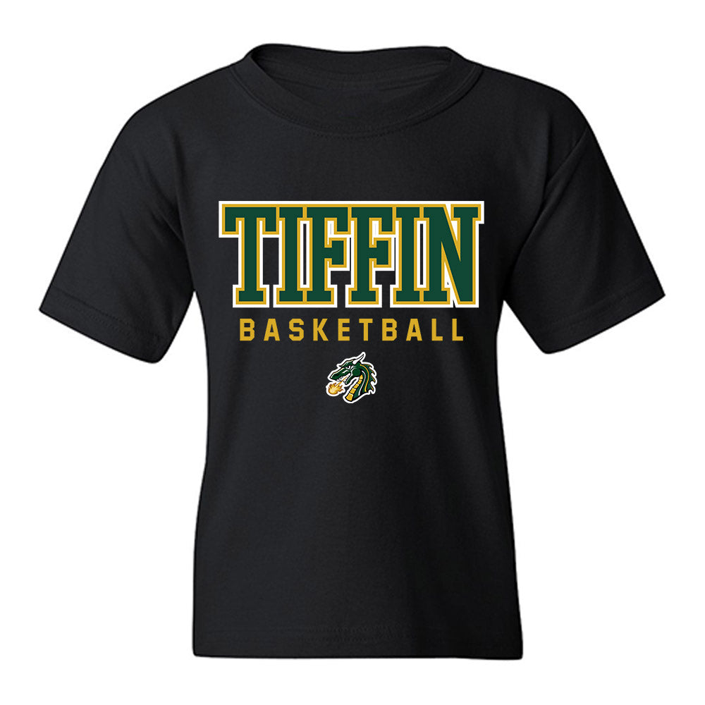 Tiffin - NCAA Men's Basketball : Caleb Bates - Youth T-Shirt-0