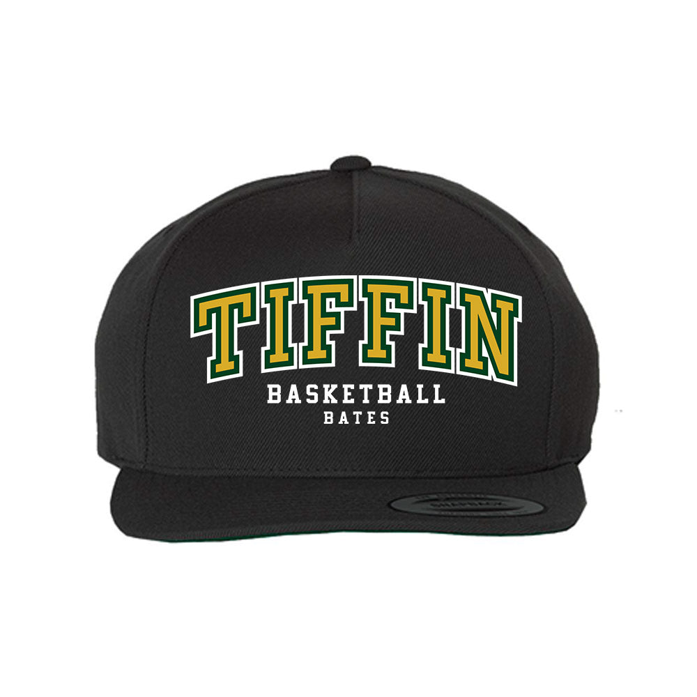 Tiffin - NCAA Men's Basketball : Caleb Bates - Snapback Hat-0