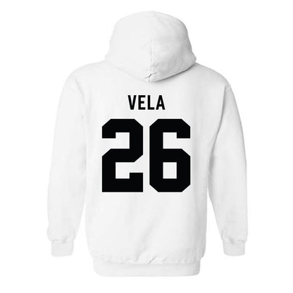 Wofford - NCAA Men's Soccer : Paolo Vela - Classic Shersey Hooded Sweatshirt-1