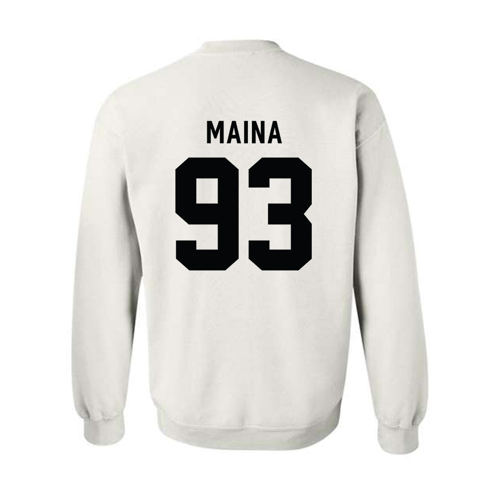 Wofford - NCAA Football : Brandon Maina - Classic Shersey Crewneck Sweatshirt-1