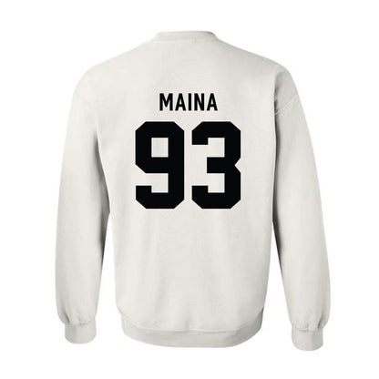 Wofford - NCAA Football : Brandon Maina - Classic Shersey Crewneck Sweatshirt-1