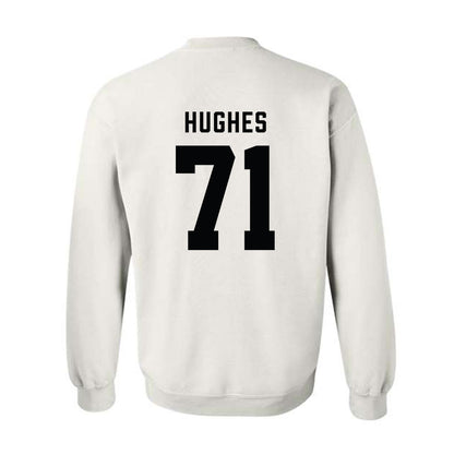 Wofford - NCAA Football : Quincy Hughes - Classic Shersey Crewneck Sweatshirt-1