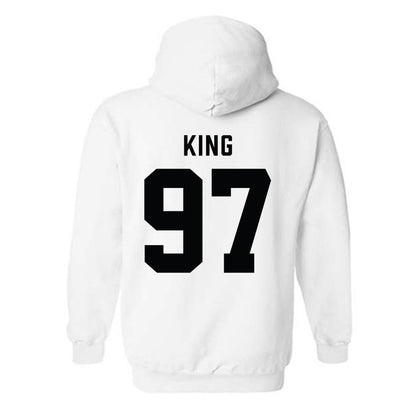 Wofford - NCAA Football : John King - Classic Shersey Hooded Sweatshirt-1