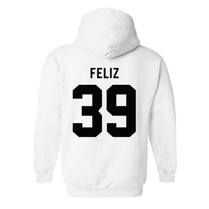  - NCAA Baseball : Raul Feliz - Classic Shersey Hooded Sweatshirt-1