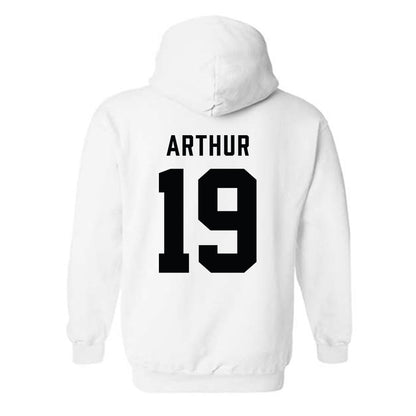 Wofford - NCAA Football : Mark Arthur - Classic Shersey Hooded Sweatshirt-1