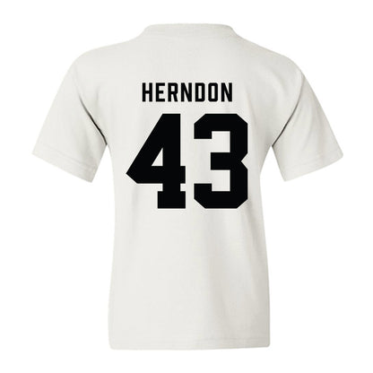  - NCAA Baseball : Hunter Herndon - Classic Shersey Youth T-Shirt-1