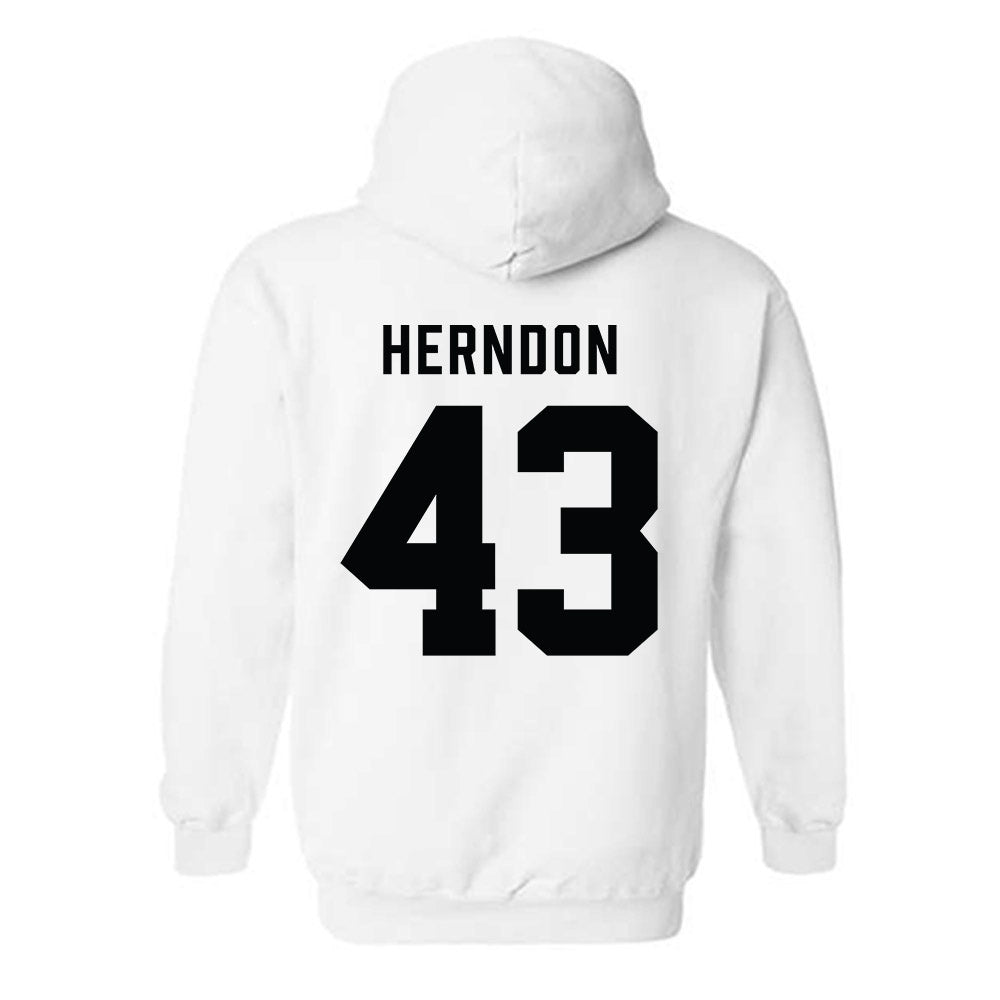  - NCAA Baseball : Hunter Herndon - Classic Shersey Hooded Sweatshirt-1