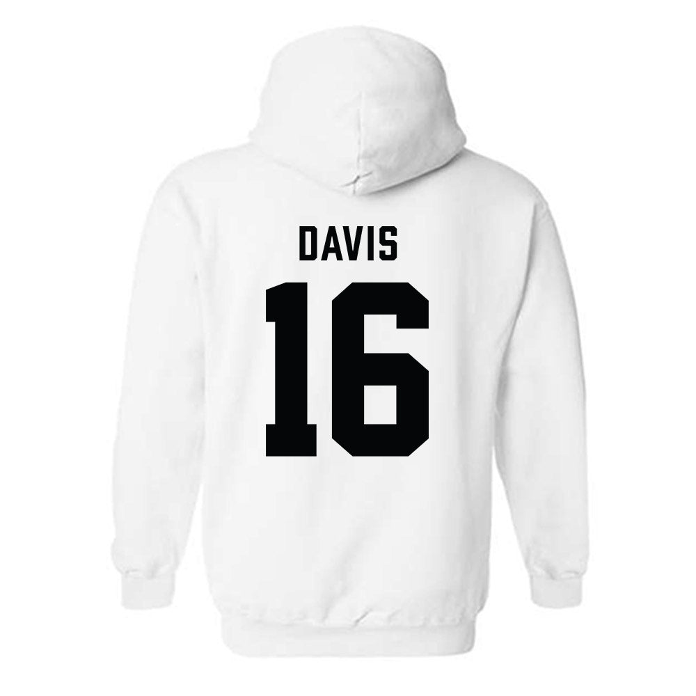  - NCAA Baseball : Champ Davis - Classic Shersey Hooded Sweatshirt-1