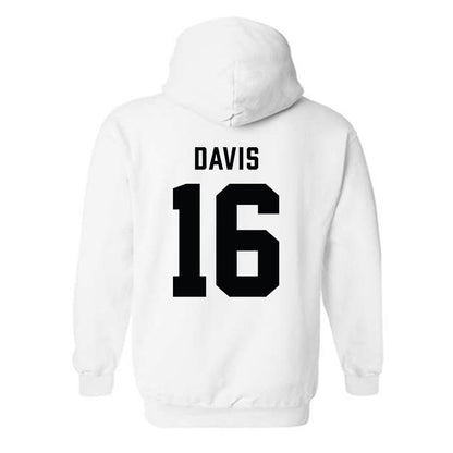  - NCAA Baseball : Champ Davis - Classic Shersey Hooded Sweatshirt-1