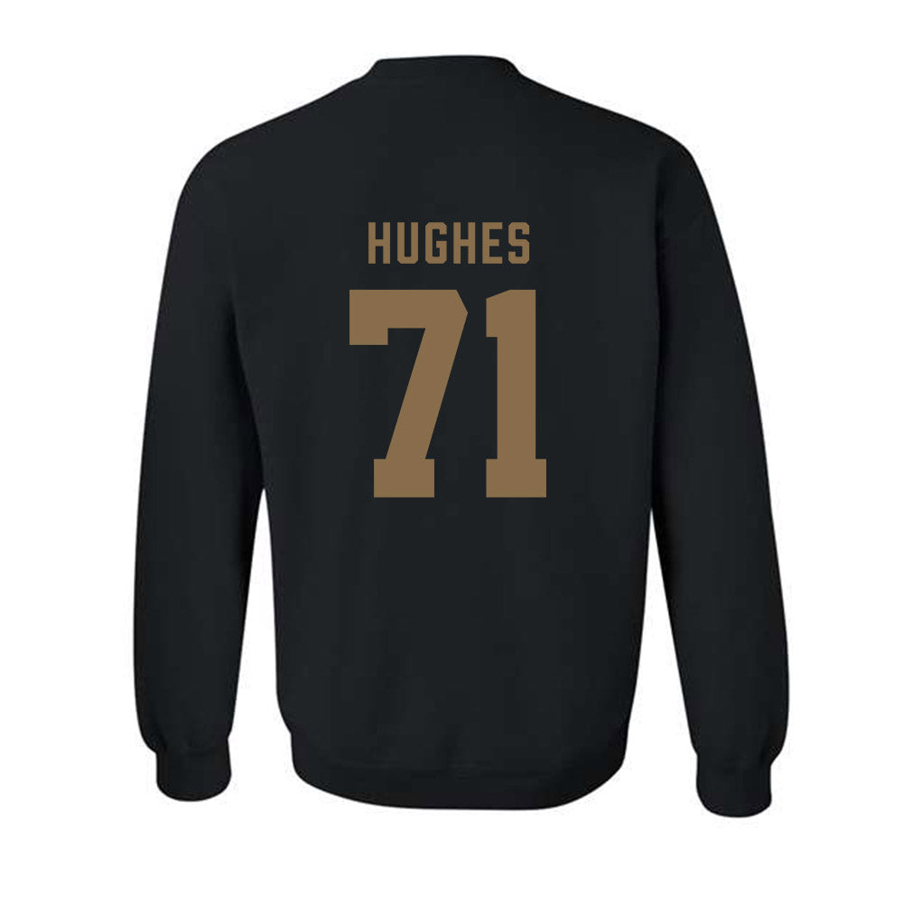 Wofford - NCAA Football : Quincy Hughes - Classic Shersey Crewneck Sweatshirt-1
