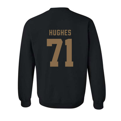 Wofford - NCAA Football : Quincy Hughes - Classic Shersey Crewneck Sweatshirt-1