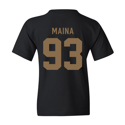 Wofford - NCAA Football : Brandon Maina - Classic Shersey Youth T-Shirt-1