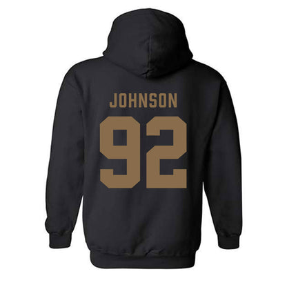 Wofford - NCAA Football : Jordan Johnson - Classic Shersey Hooded Sweatshirt-1