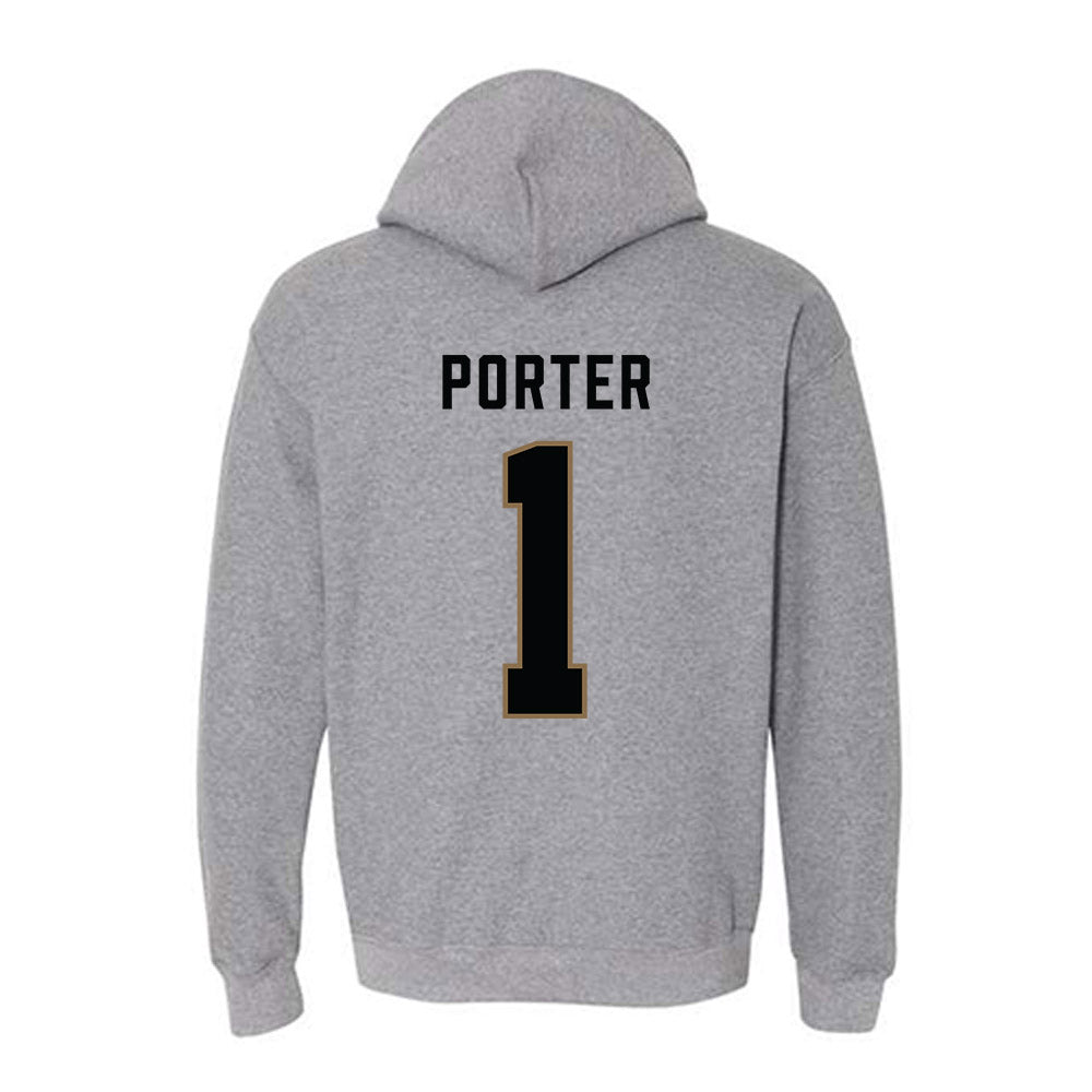 Wofford - NCAA Women's Basketball : Elli Porter - Classic Shersey Hooded Sweatshirt-1