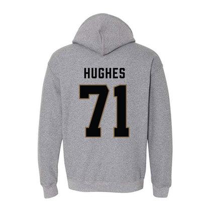 Wofford - NCAA Football : Quincy Hughes - Classic Shersey Hooded Sweatshirt-1