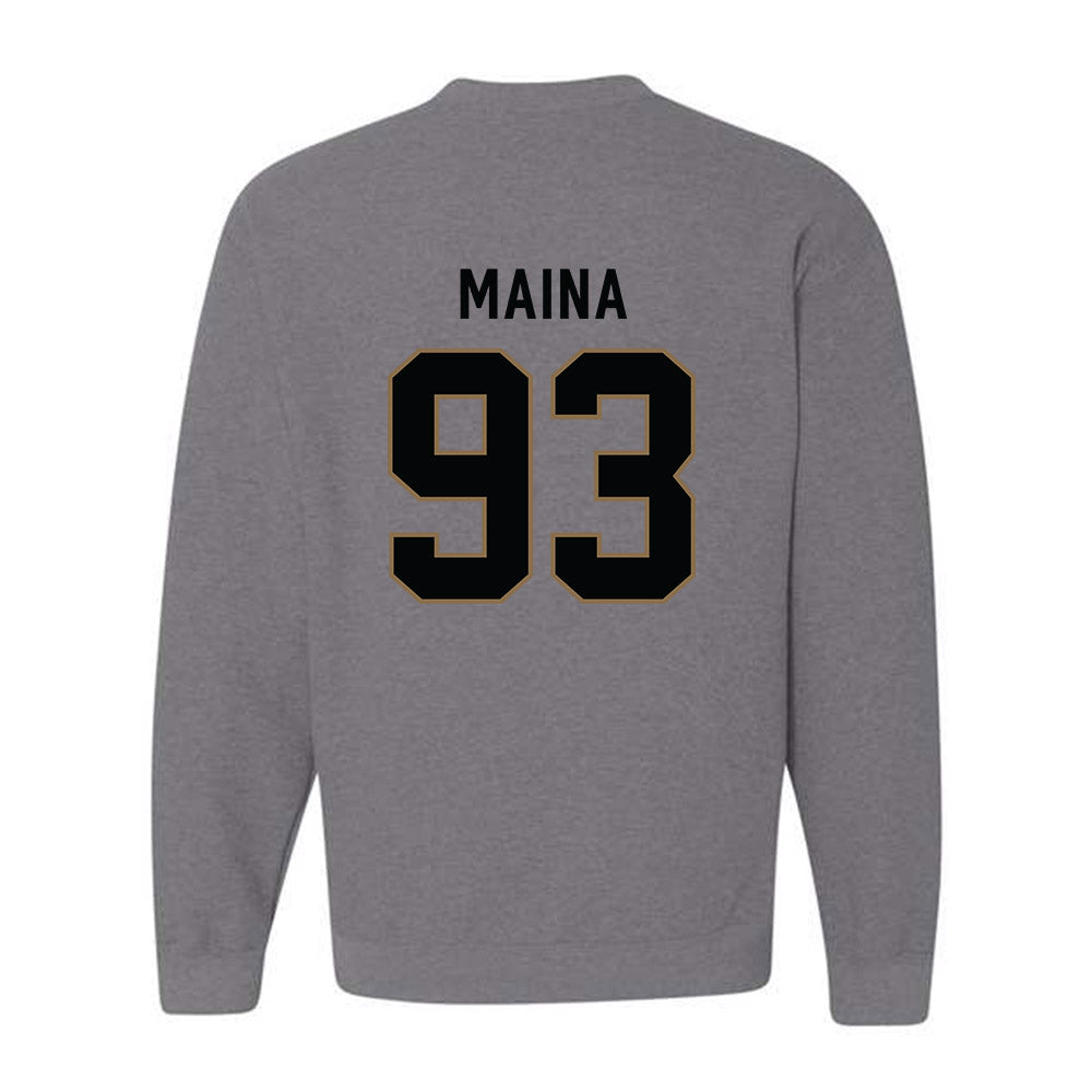 Wofford - NCAA Football : Brandon Maina - Classic Shersey Crewneck Sweatshirt-1