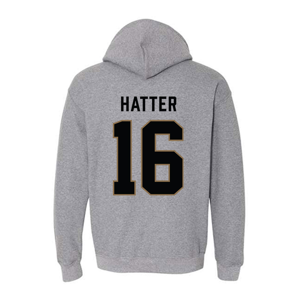 Wofford - NCAA Football : Jacobi Hatter - Classic Shersey Hooded Sweatshirt-1
