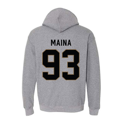 Wofford - NCAA Football : Brandon Maina - Classic Shersey Hooded Sweatshirt-1