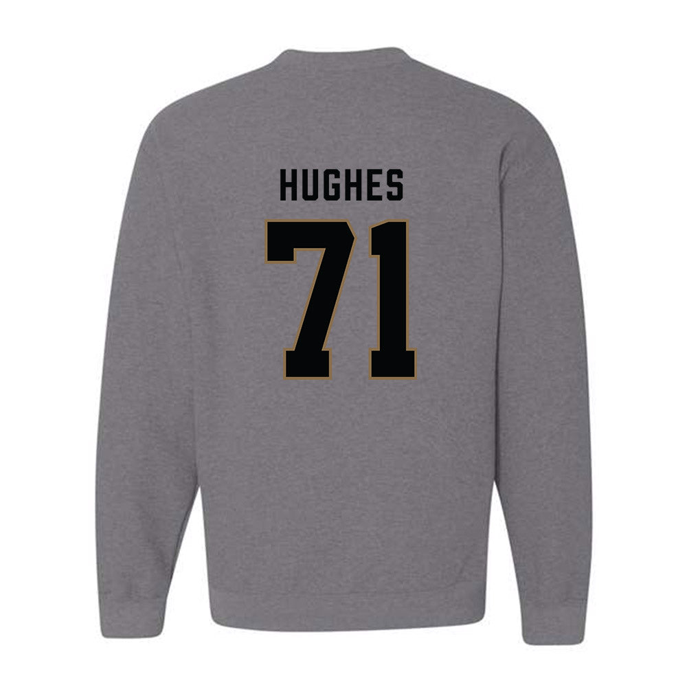 Wofford - NCAA Football : Quincy Hughes - Classic Shersey Crewneck Sweatshirt-1
