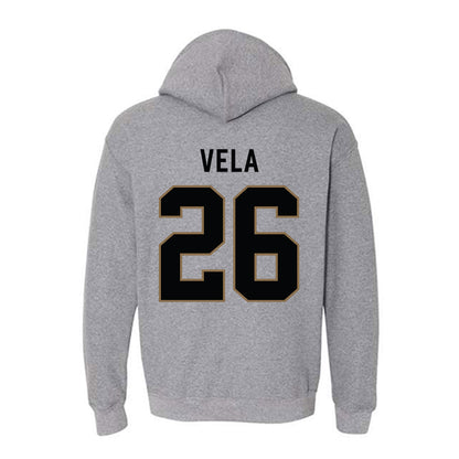 Wofford - NCAA Men's Soccer : Paolo Vela - Classic Shersey Hooded Sweatshirt-1