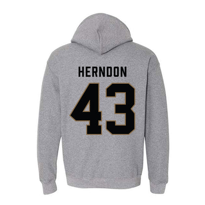 - NCAA Baseball : Hunter Herndon - Classic Shersey Hooded Sweatshirt-1