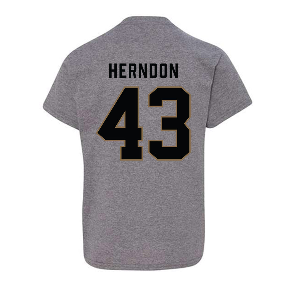  - NCAA Baseball : Hunter Herndon - Classic Shersey Youth T-Shirt-1
