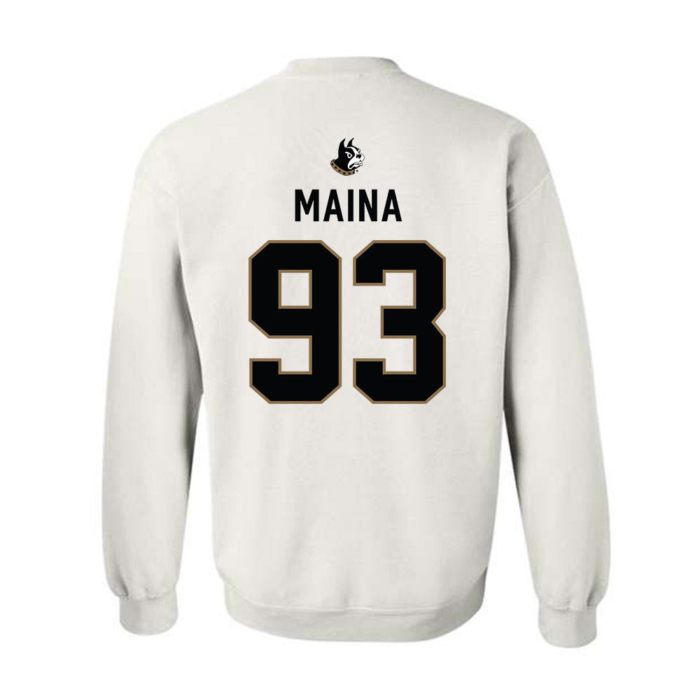 Wofford - NCAA Football : Brandon Maina - Classic Shersey Crewneck Sweatshirt-1