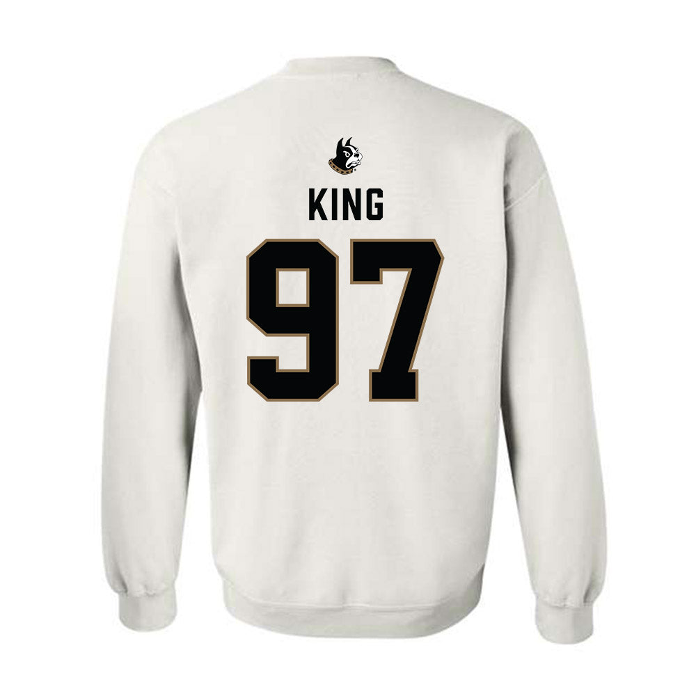 Wofford - NCAA Football : John King - Classic Shersey Crewneck Sweatshirt-1