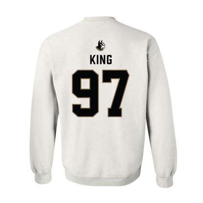 Wofford - NCAA Football : John King - Classic Shersey Crewneck Sweatshirt-1