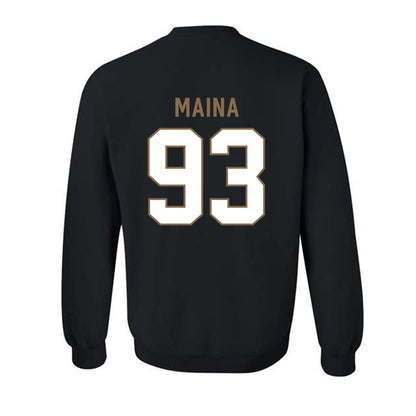 Wofford - NCAA Football : Brandon Maina - Classic Shersey Crewneck Sweatshirt-1