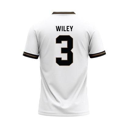 Wofford - NCAA Baseball : David Wiley - White Baseball Jersey-1